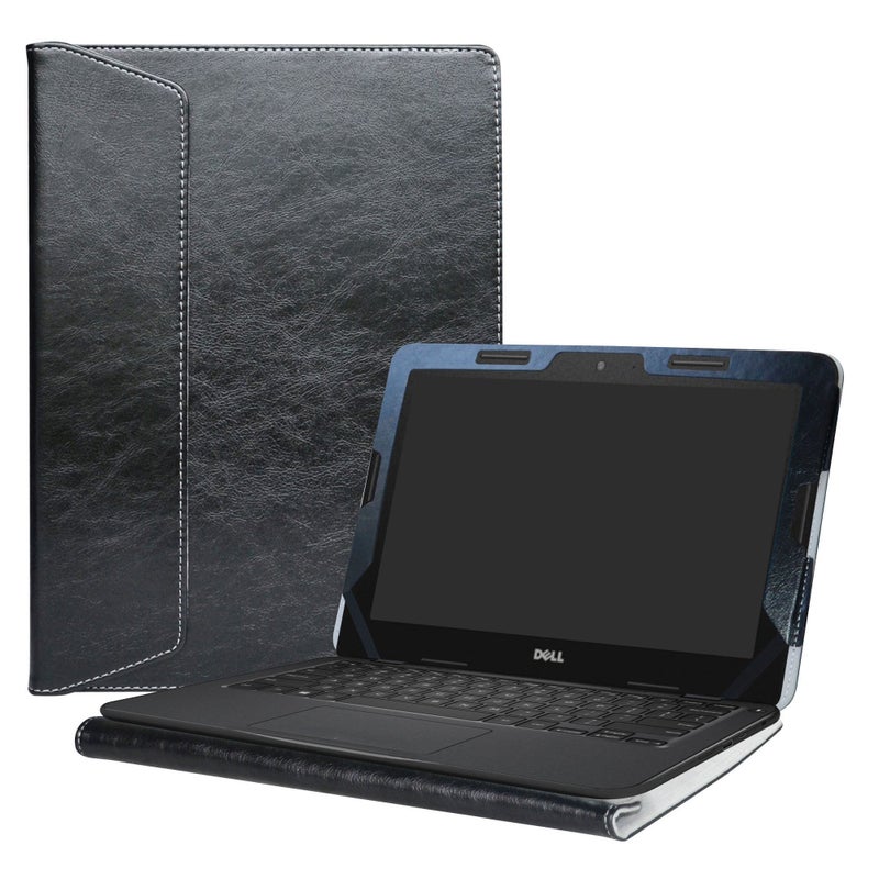 Alapmk Protective Case for Dell Chromebook 11 5190 3100 3110/Chromebook 5190 3100 3110 2-in-1 Education/Latitude 11 2-in-1 3190 3189 Education/Inspiron Chromebook 11 2-in-1 3181 11.6" Laptop,Black - Image 1